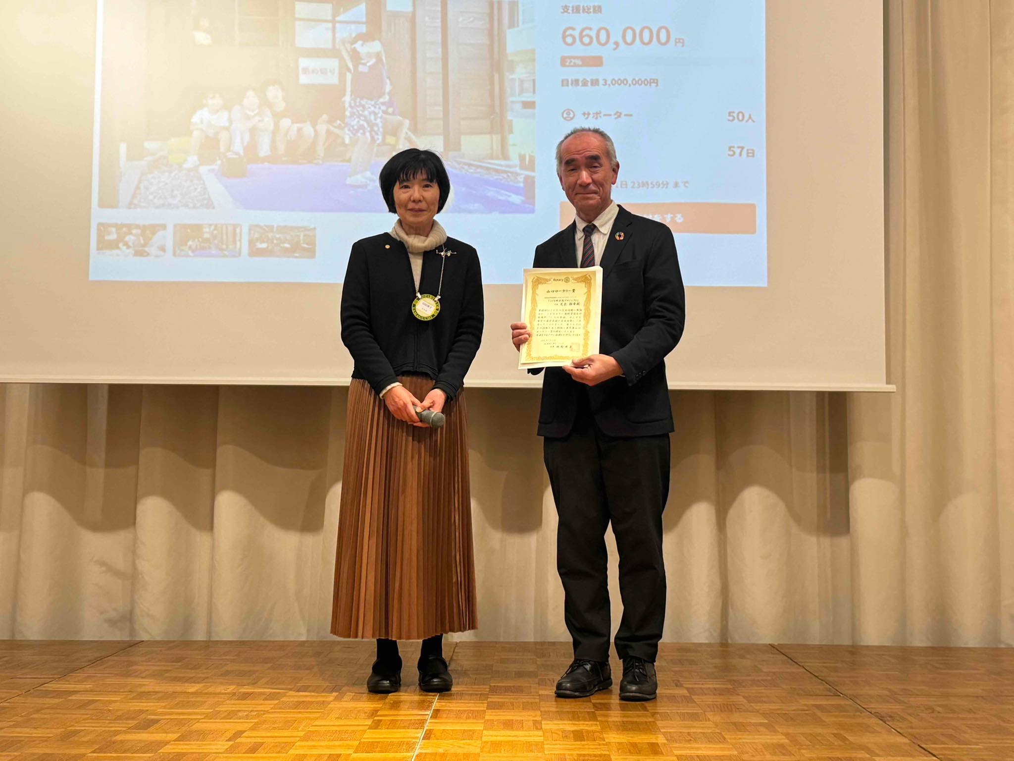 画像：[山口ロータリークラブ賞をいただきました！]